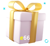 Receba seus bônus de boas-vindas no e66